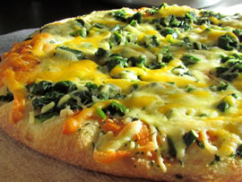 البيتزا الخضراء